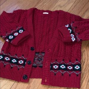 Kids Printed Cardigan